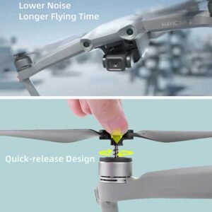 2 Pairs of Low Noise Propellers for DJI Air 2/Air 2S-7238F - Image 6
